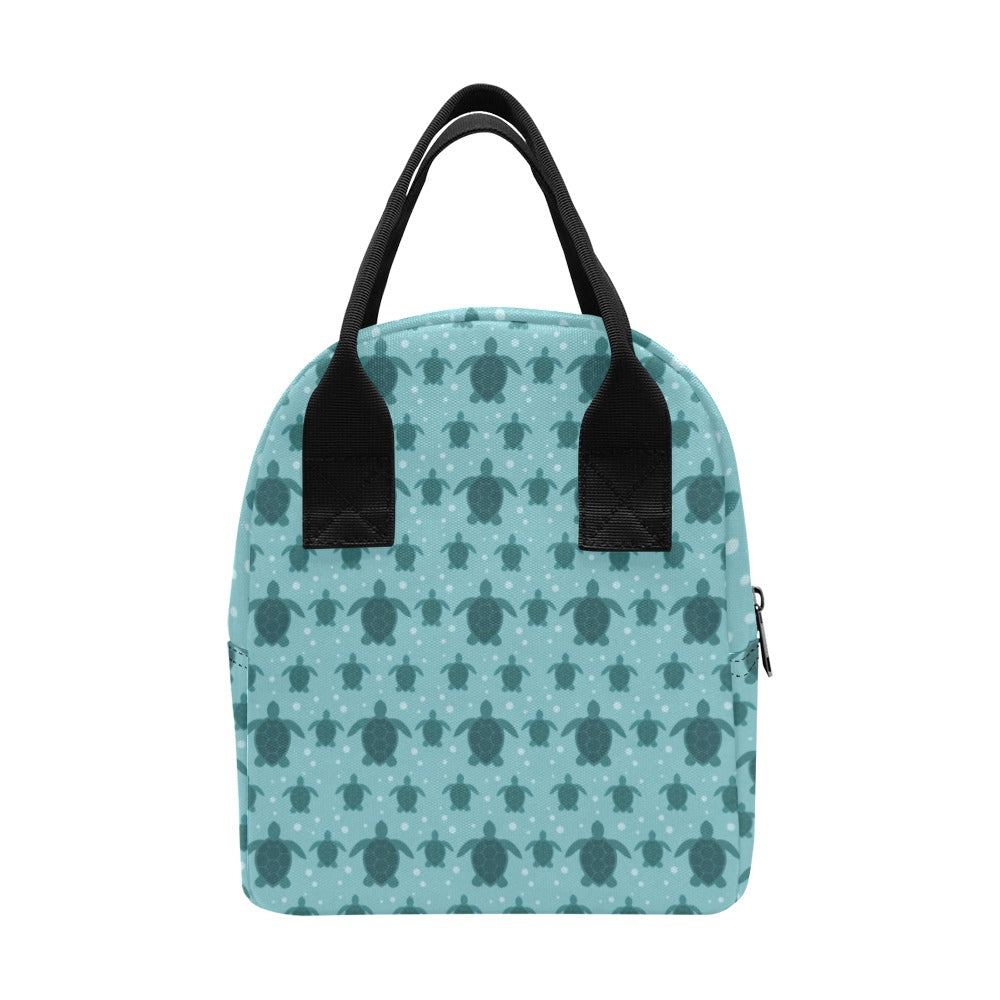 Sea Turtle Print Design LKS305 Insulated Lunch Bag