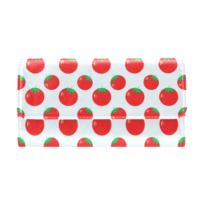 Tomato Print Design LKS307 Women's Trifold Wallet