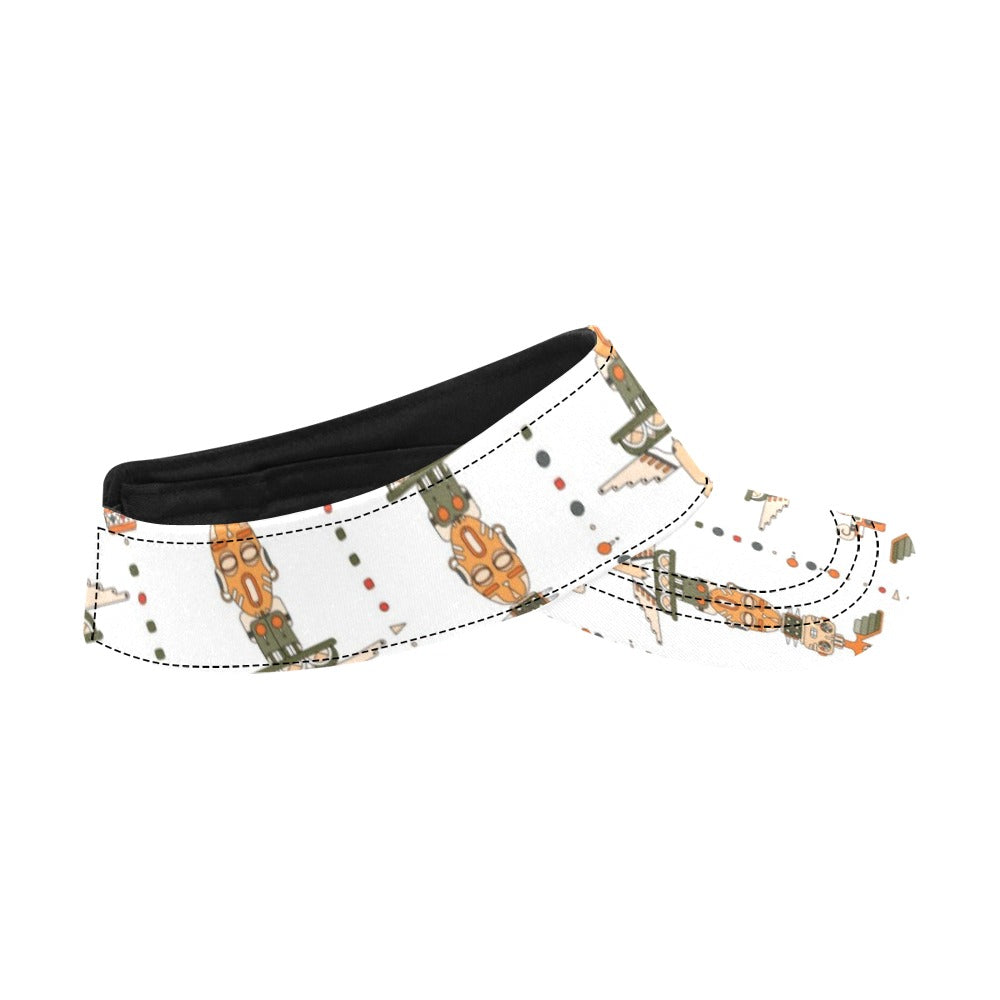 Totem Print Design LKS302 Unisex Sun Visor