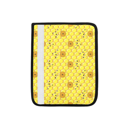 Honey Bee Print Design LKS303 Car Seat Belt Cover