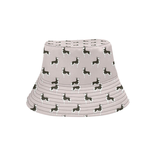 Siberian Huskies Print Design LKS301 Unisex Bucket Hat