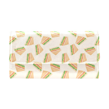 Sandwich Print Design LKS301 Women's Trifold Wallet