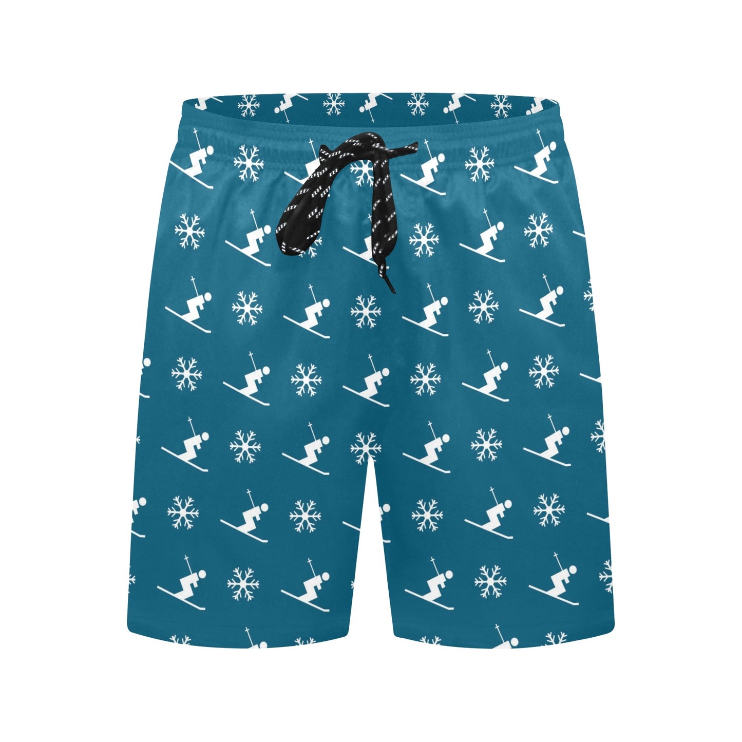 Ski Print Design LKS301 Men's Swim Trunks Beach Shorts