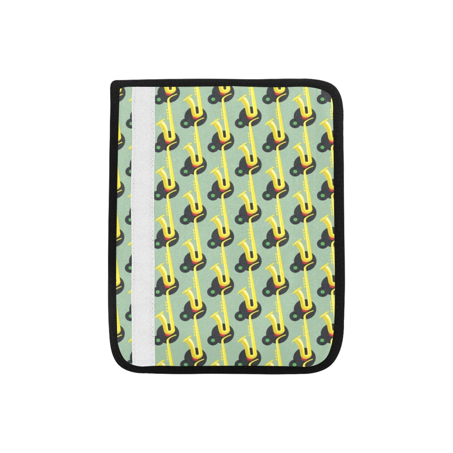 Saxophone Print Design LKS405 Car Seat Belt Cover