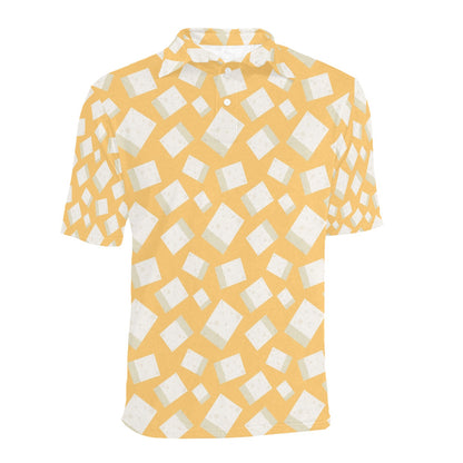 Tofu Print Design LKS302 Men Polo Shirt