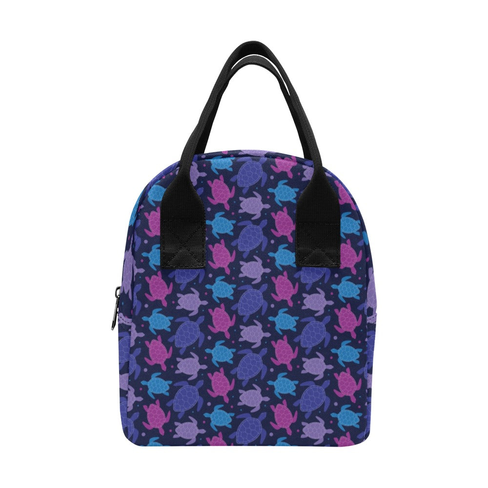 Sea Turtle Print Design LKS309 Insulated Lunch Bag