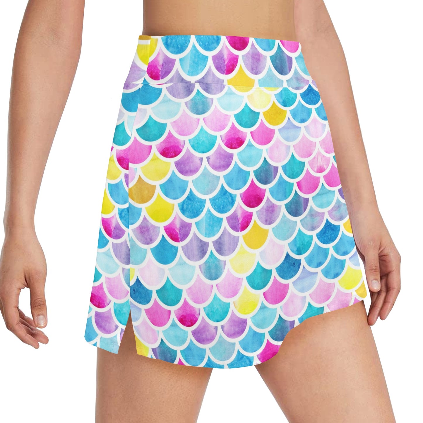 Scales Print Design LKS402 17" Golf & Pickleball Skort with Pockets