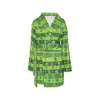 Shamrock Print Design LKS303 Women's Fleece Robe