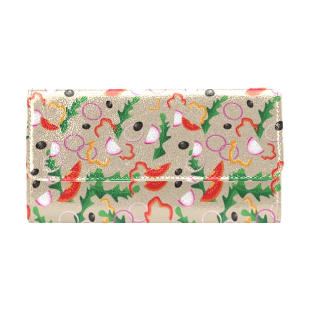 Salad Print Design LKS303 Women's Trifold Wallet