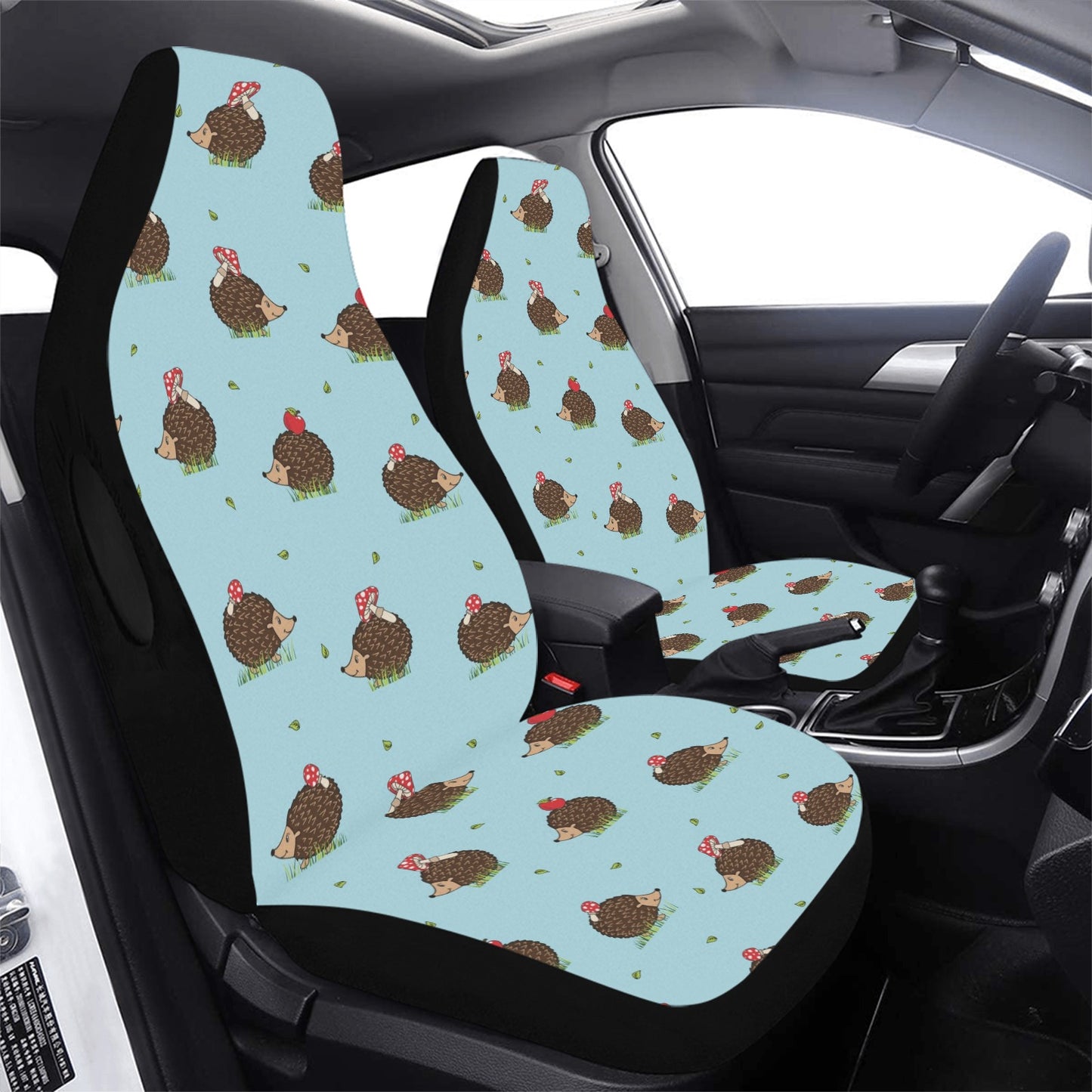 Hedgehog Print Design LKS402 Car Seat Covers