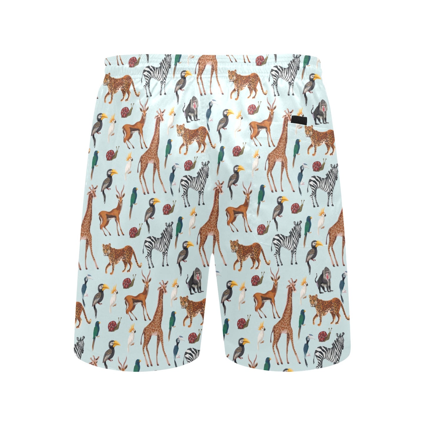 Safari Animal Print Design LKS306 Men's Swim Trunks Beach Shorts