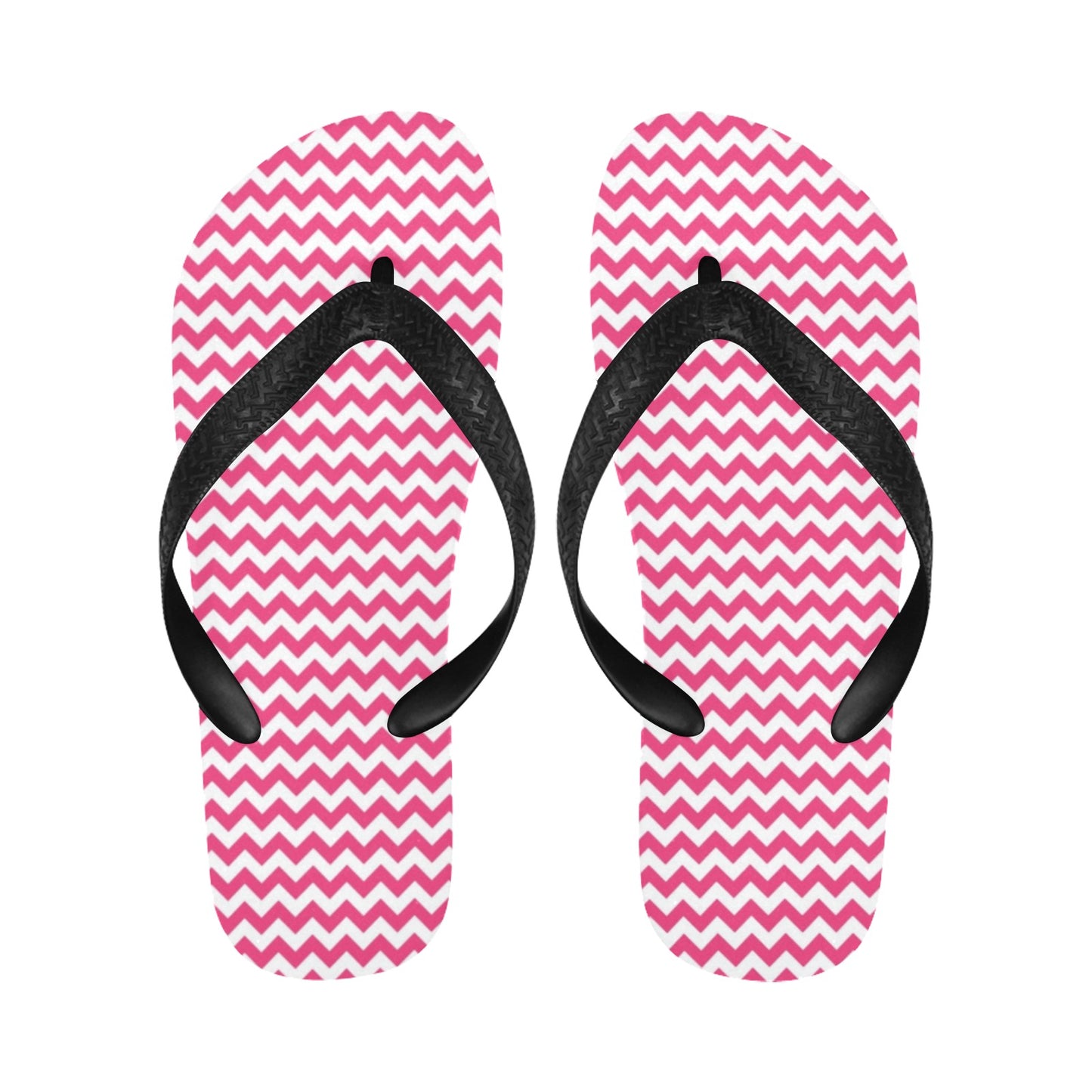 Chevron Print Design LKS402 Flip Flops