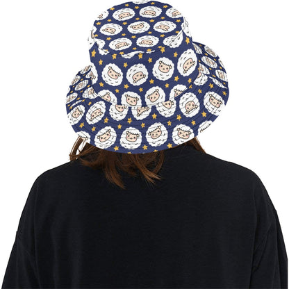Sheep Print Design LKS402 Unisex Bucket Hat