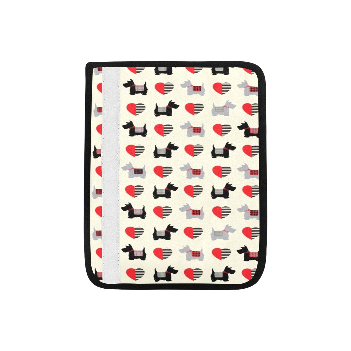 Scottish Terriers Print Design LKS3010 Car Seat Belt Cover