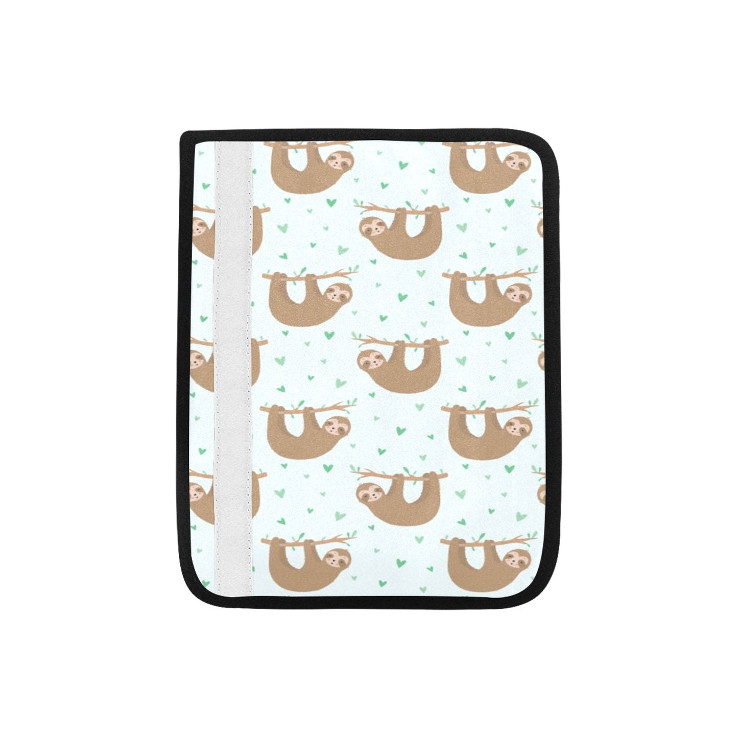 Sloth Print Design LKS308 Car Seat Belt Cover