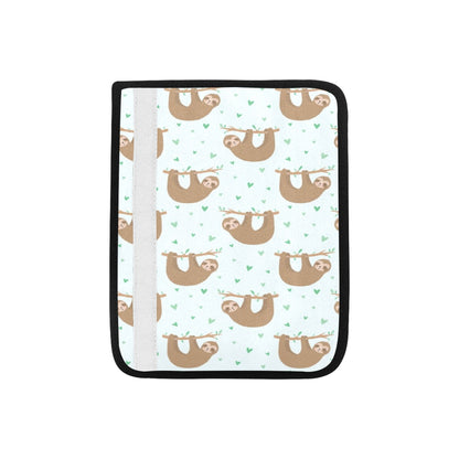 Sloth Print Design LKS308 Car Seat Belt Cover