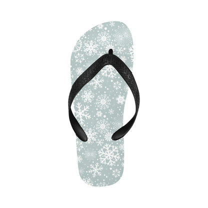 Snowflake Print Design LKS303 Flip Flops