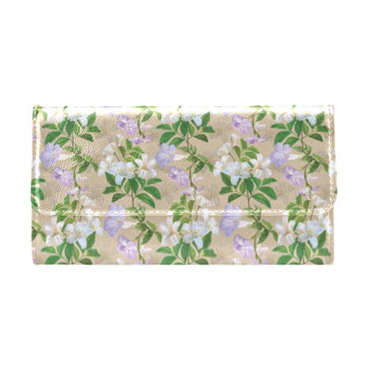 Sampaguita Print Design LKS302 Women's Trifold Wallet