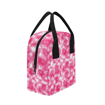 Tie Dye Pink Print Design LKS304 Insulated Lunch Bag