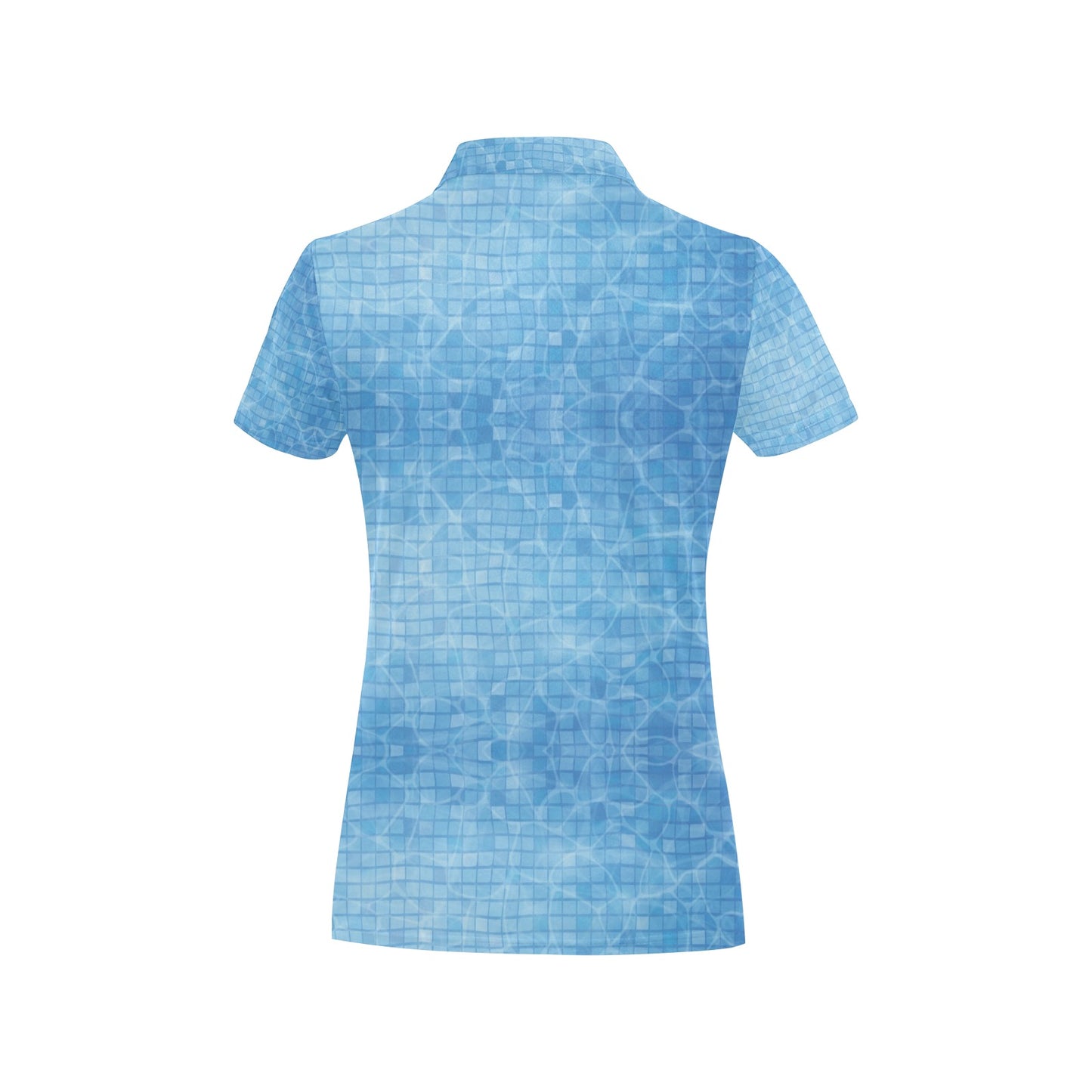 Swimming Pool Print Design LKS302 Women's Polo Shirt