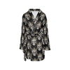 Skull King Print Design LKS3010 Women's Fleece Robe