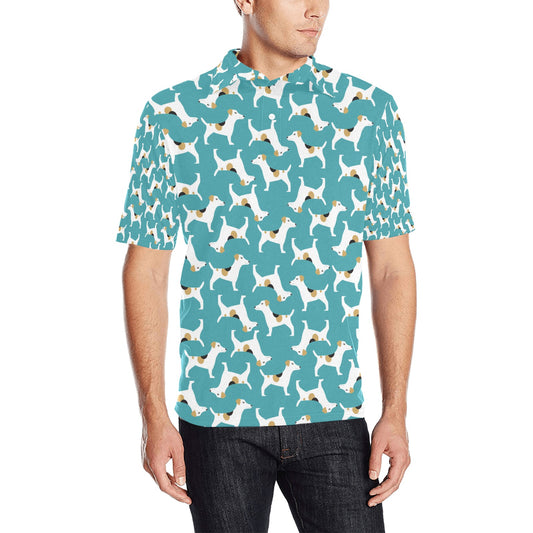Russell Terriers Print Design LKS301 Men Polo Shirt