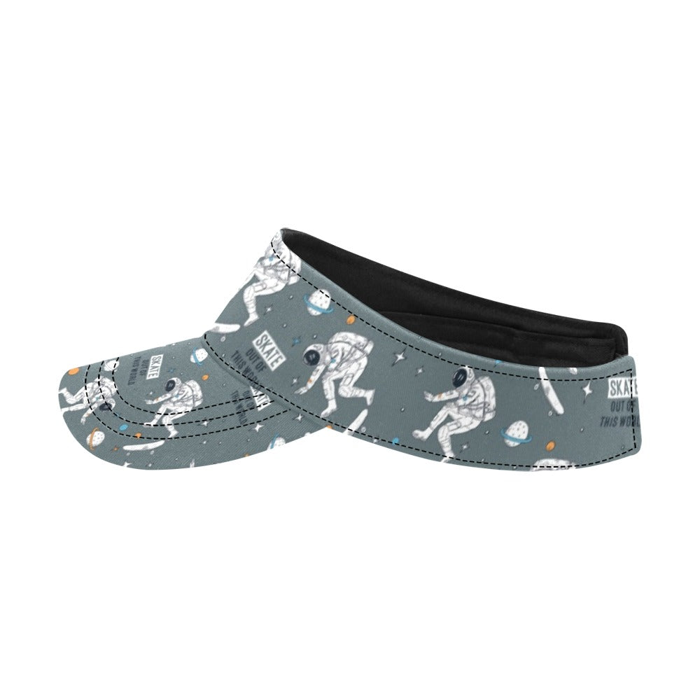 Skateboard Print Design LKS306 Unisex Sun Visor