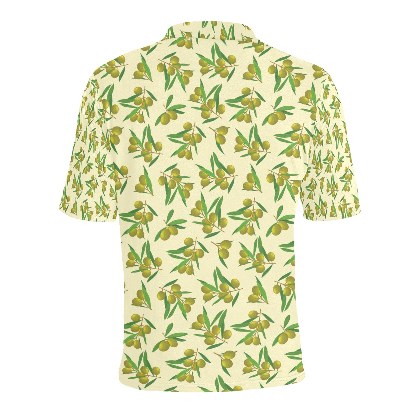 Olive Print Design LKS302 Men Polo Shirt