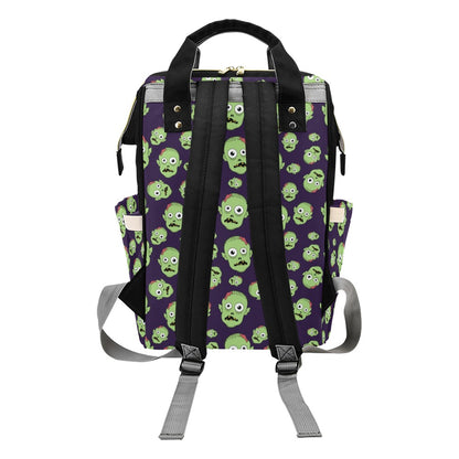 Zombie Print Design LKS303 Diaper Bag Backpack