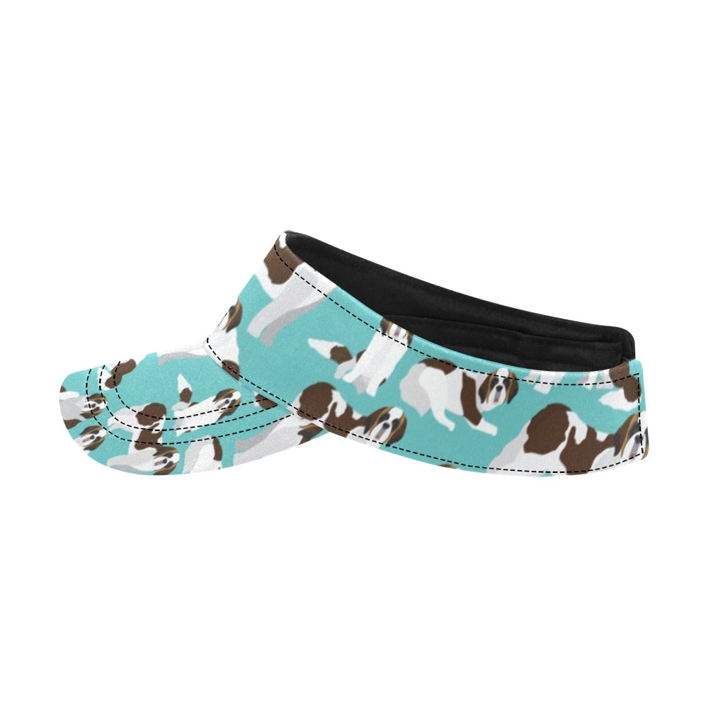 St Bernards Print Design LKS302 Unisex Sun Visor