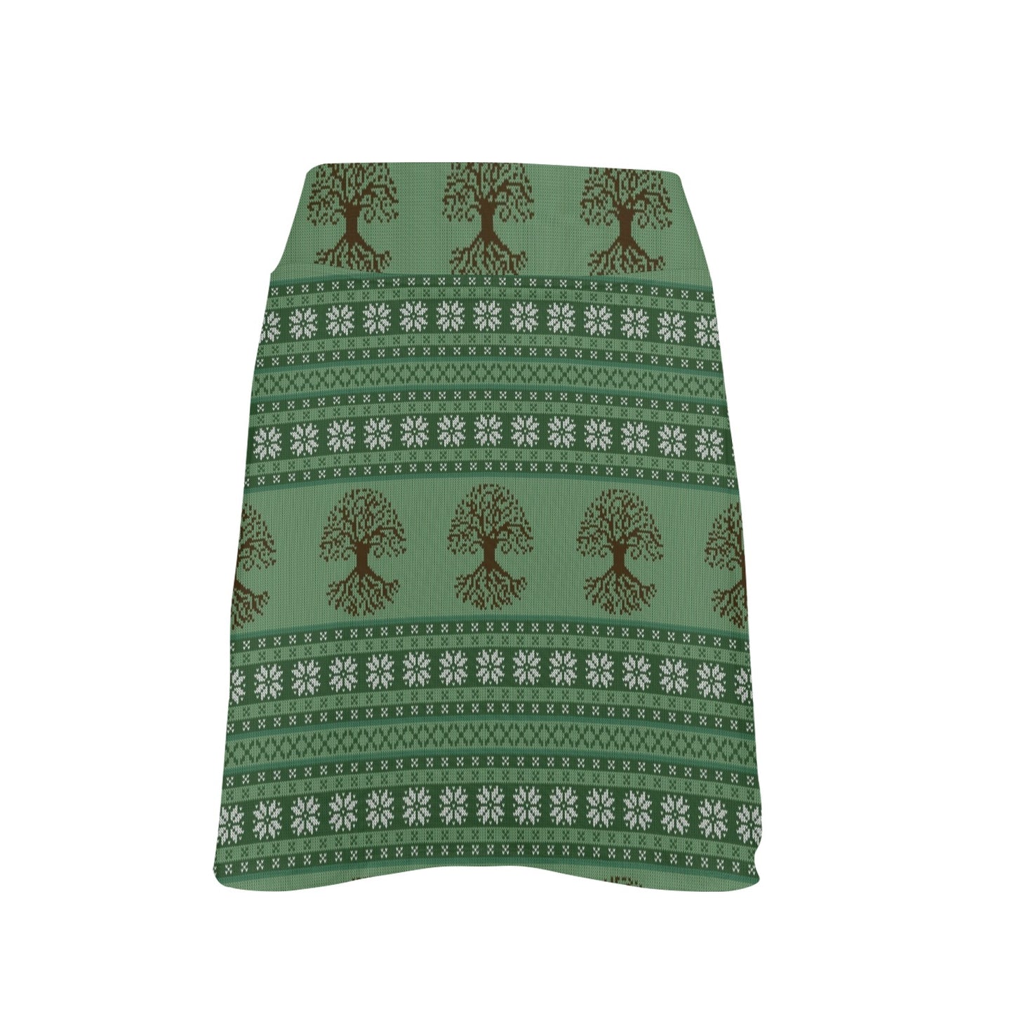 Tree Of Life Knit Style Print Design LKS301 17" Golf & Pickleball Skort with Pockets