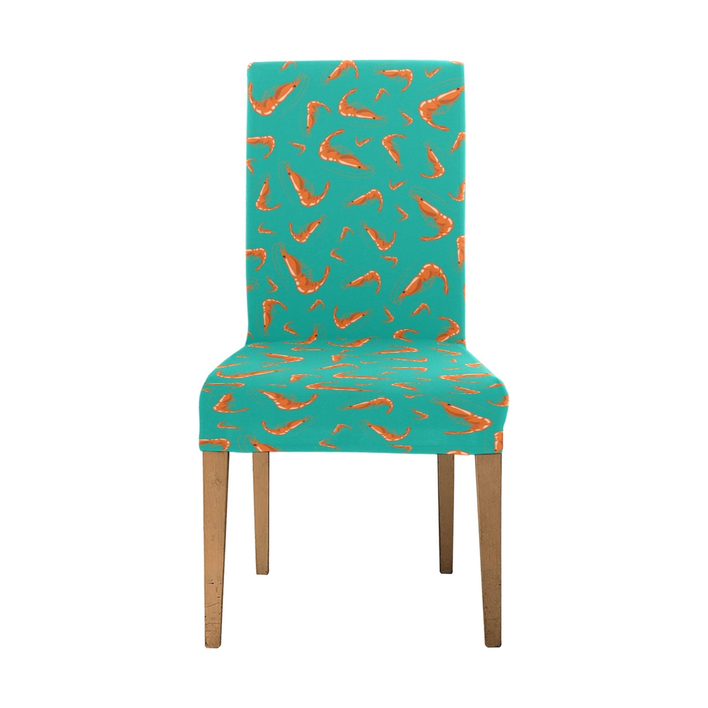 Shrimp Print Design LKS301 Dining Chair Slipcover