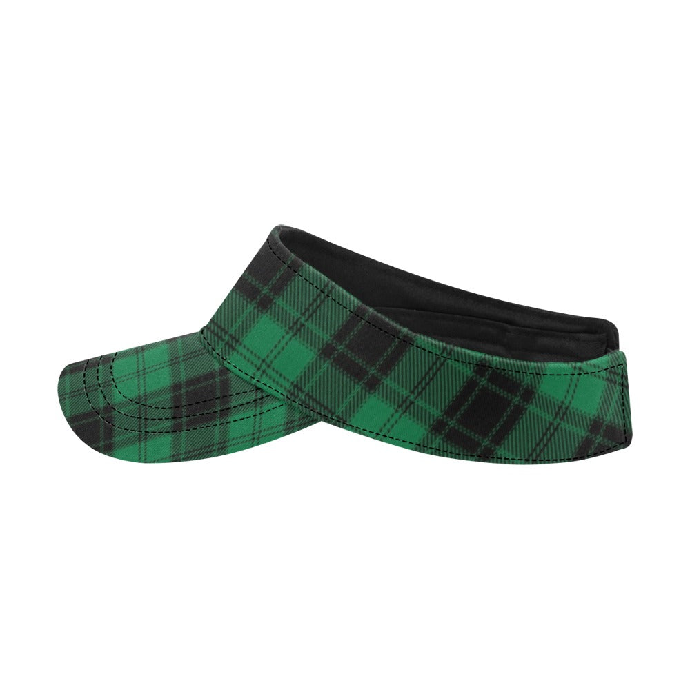 Tartan Green Print Design LKS302 Unisex Sun Visor