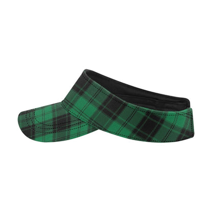 Tartan Green Print Design LKS302 Unisex Sun Visor