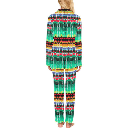 Serape Print Design LKS307 Women's Long Pajama Set