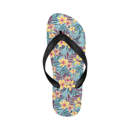 Summer Floral Print Design LKS304 Flip Flops