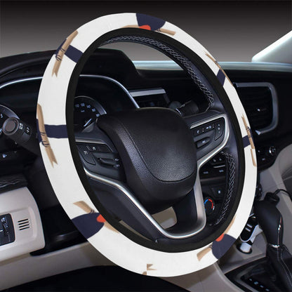 Toucan Print Design LKS305 Steering Wheel Cover with Elastic Edge