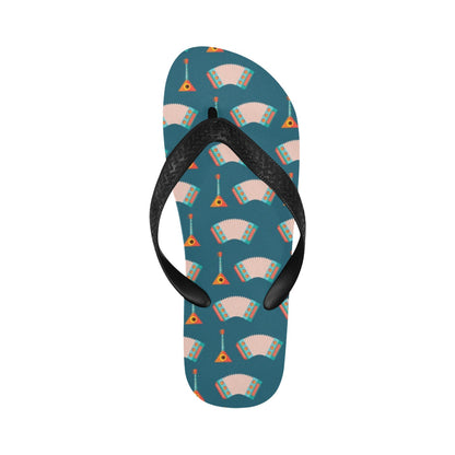 Accordion Print Design LKS402 Flip Flops