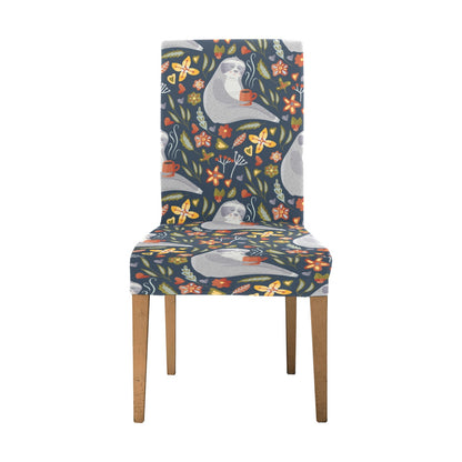 Sloth Print Design LKS303 Dining Chair Slipcover