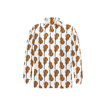 Cello Print Design LKS403 Long Sleeve Polo Shirt For Men's