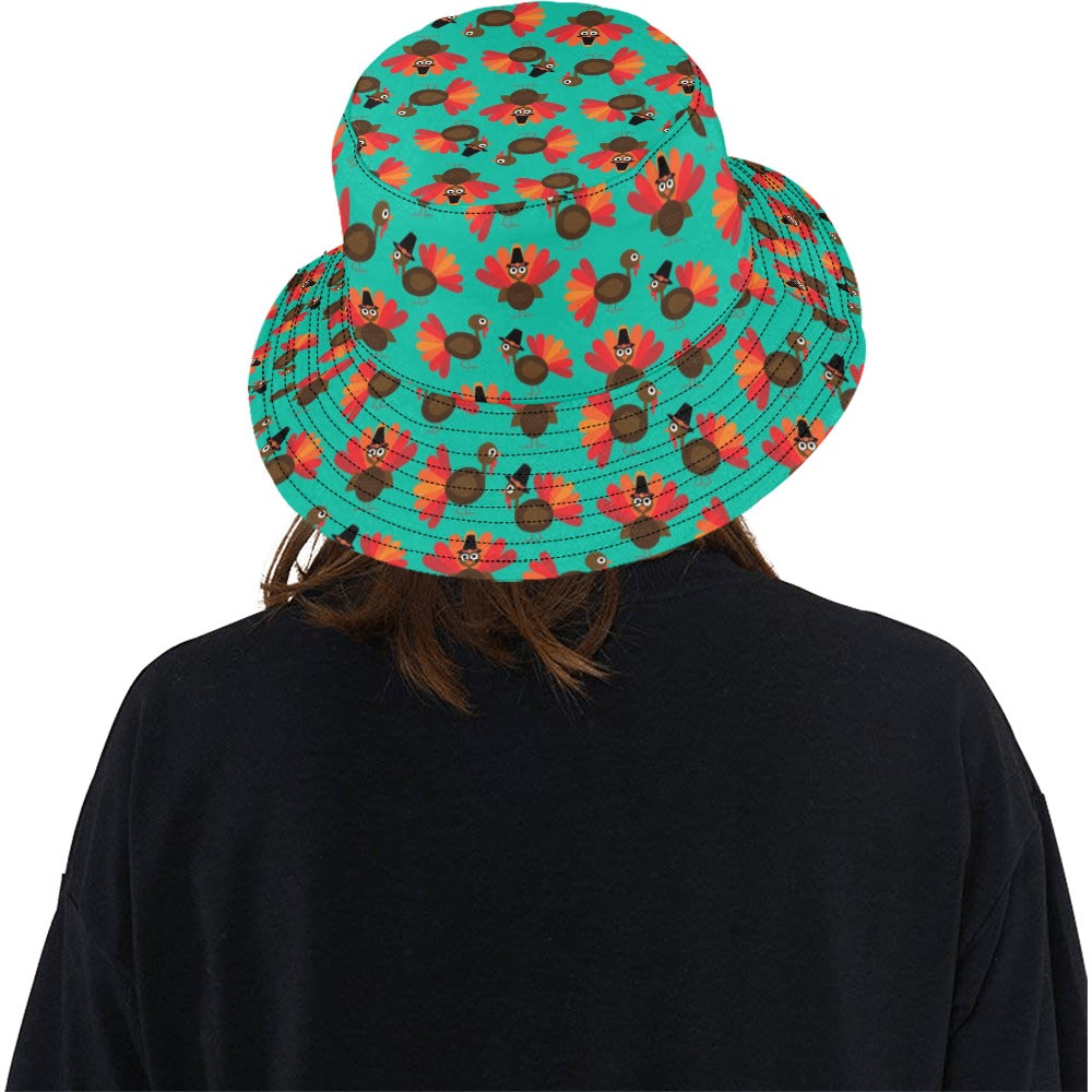 Thanksgiving Print Design LKS307 Unisex Bucket Hat