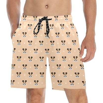 Russell Terriers Print Design LKS3011 Men's Swim Trunks Beach Shorts