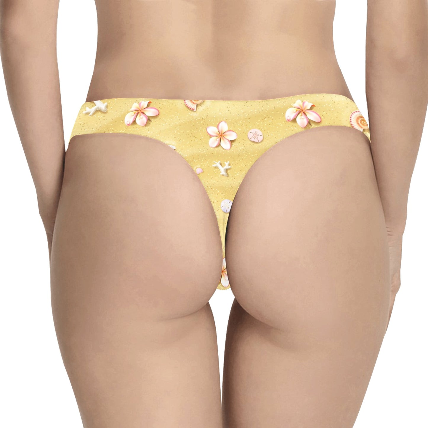 Beach Theme Print Women's Thongs
