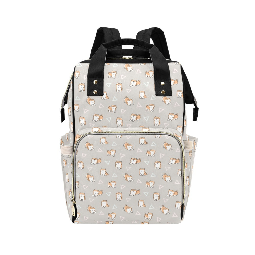 Shiba Inu Print Design LKS307 Diaper Bag Backpack