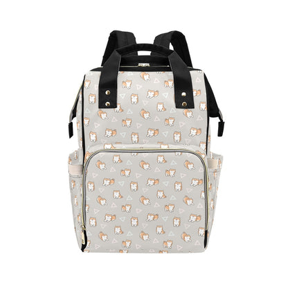 Shiba Inu Print Design LKS307 Diaper Bag Backpack