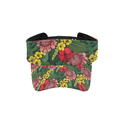Summer Floral Print Design LKS305 Unisex Sun Visor