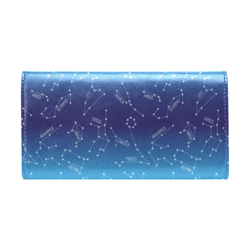 Virgo Print Design LKS302 Women's Trifold Wallet