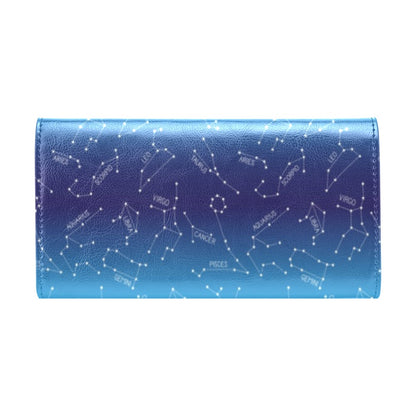 Virgo Print Design LKS302 Women's Trifold Wallet