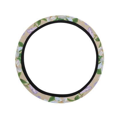 Sampaguita Print Design LKS302 Steering Wheel Cover with Elastic Edge