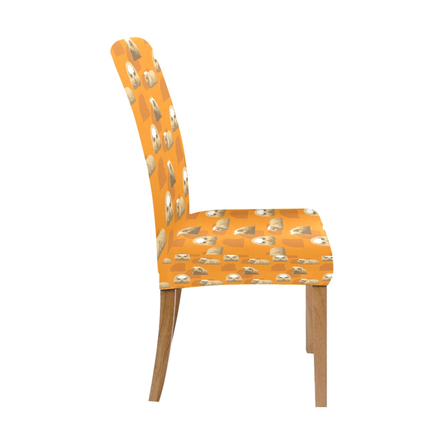 Guinea Pig Print Design LKS403 Dining Chair Slipcover
